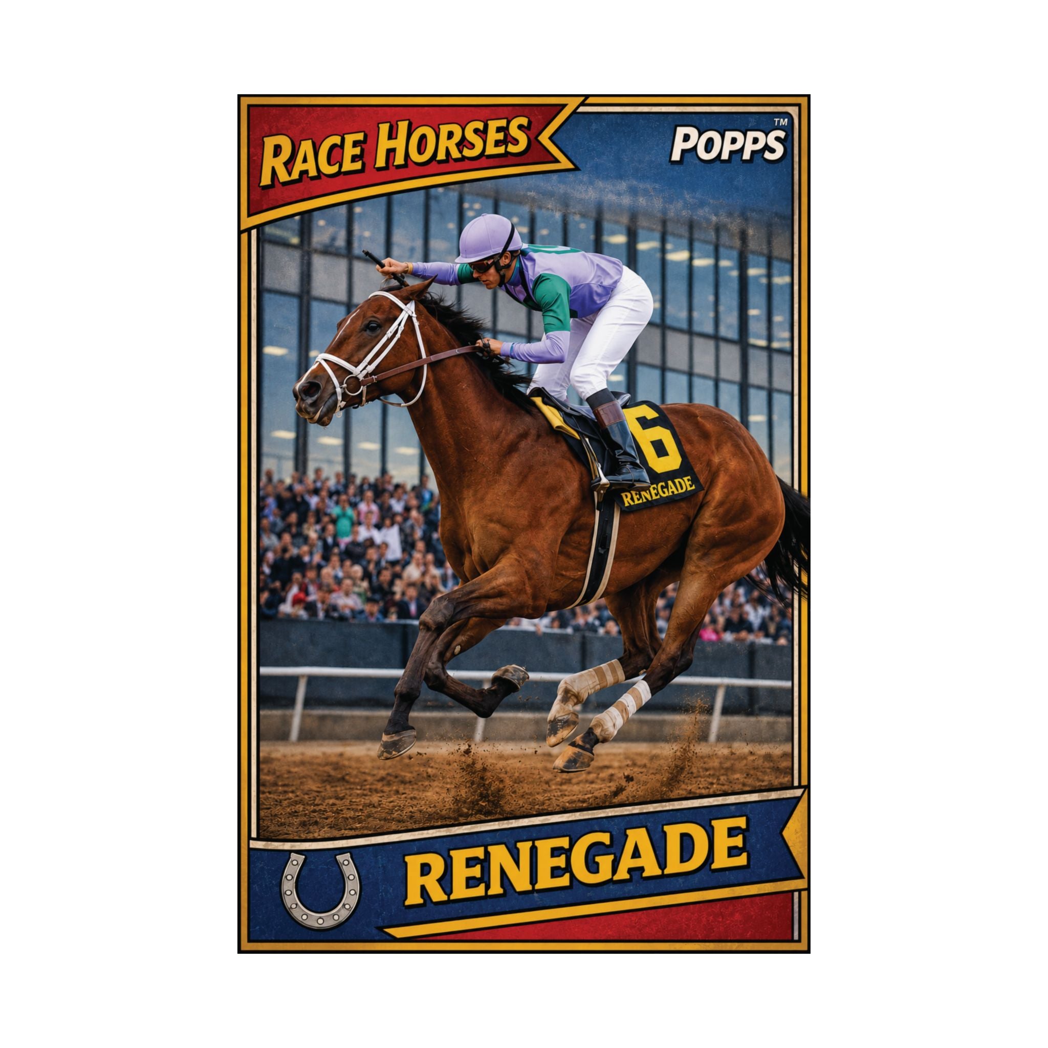 Renegade Vintage Racing Card Poster- Matte Vertical Poster