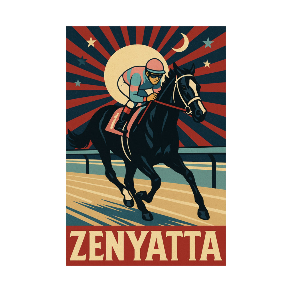 Zenyatta Retro Hero Poster- Matte Vertical Poster