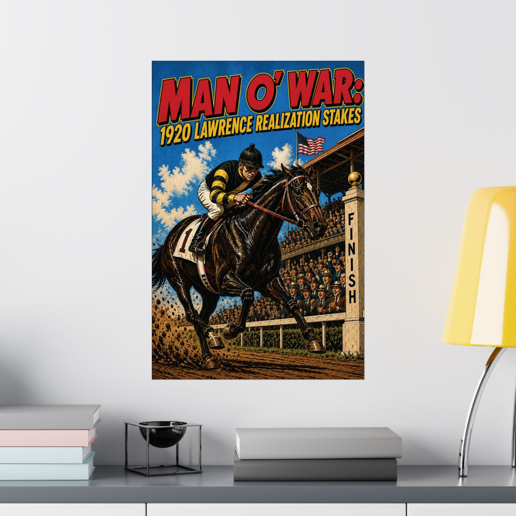 Man o' War 1920 Lawrence Realization Stakes -Matte Vertical Poster