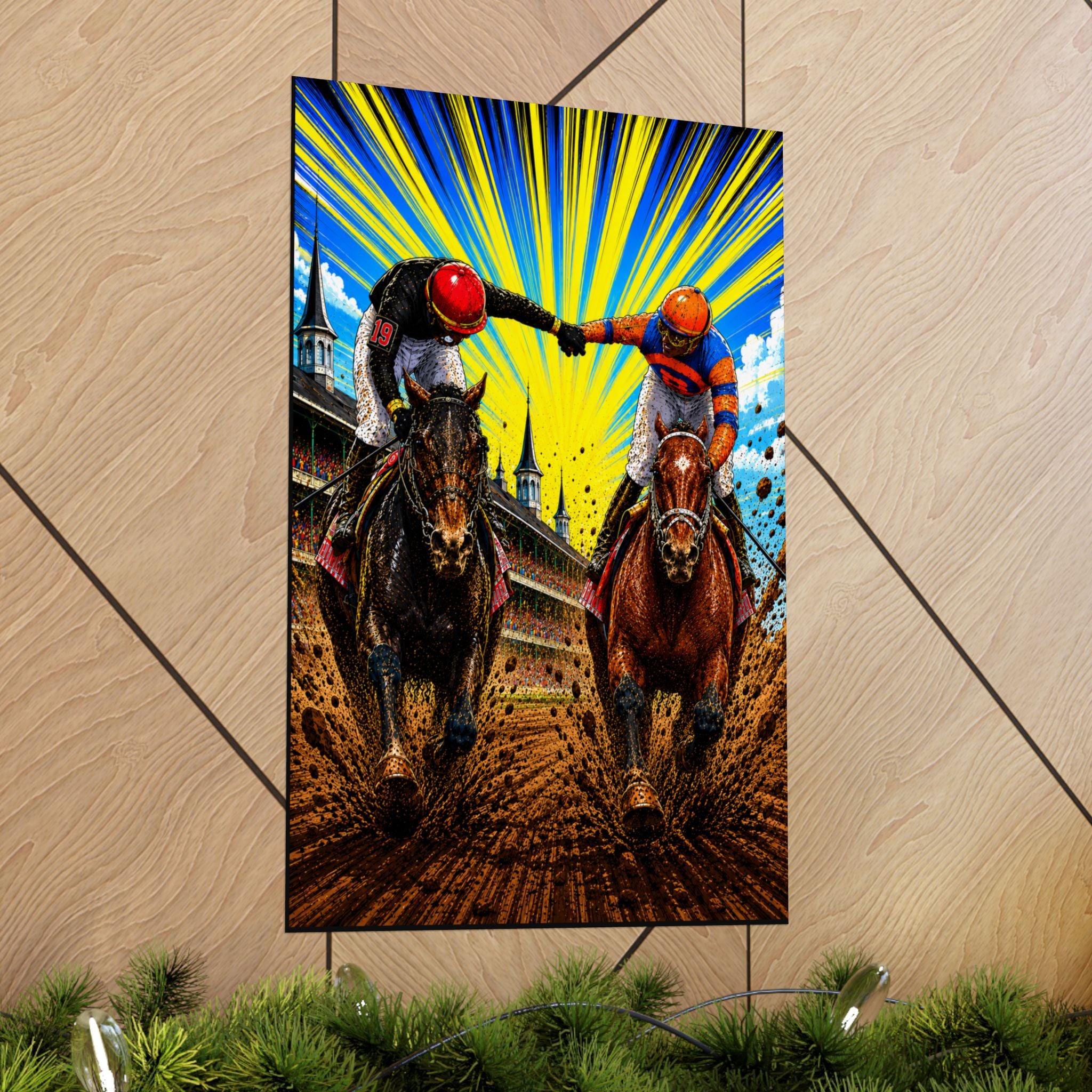 Ortiz Rules 2026 Kentucky Derby Stretch Matte Poster