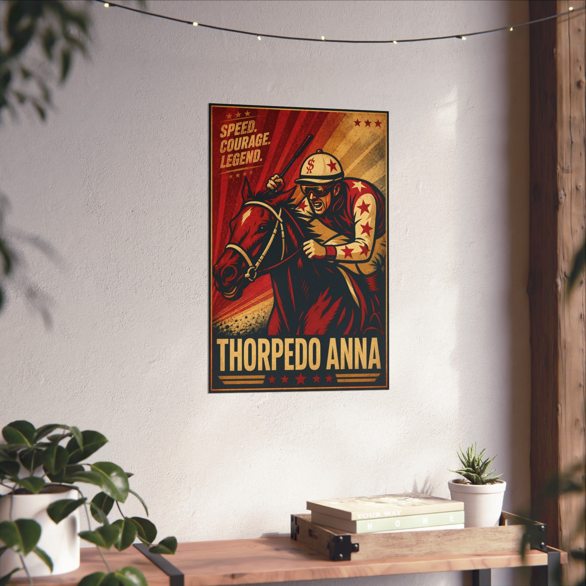 Thorpedo Anna Vintage Racing Poster- Matte Vertical Poster