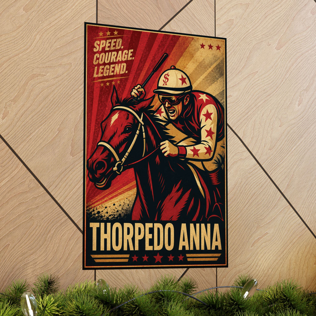 Thorpedo Anna Vintage Racing Poster- Matte Vertical Poster