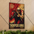 Thorpedo Anna Vintage Racing Poster- Matte Vertical Poster