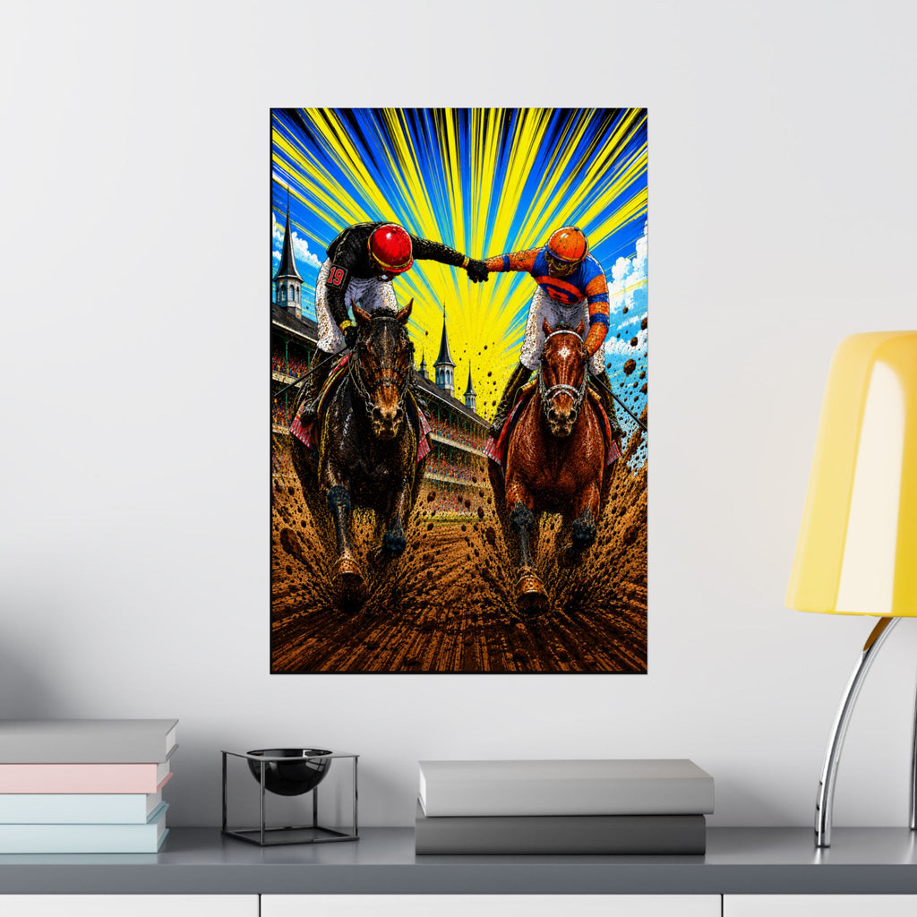 Ortiz Rules 2026 Kentucky Derby Stretch Matte Poster
