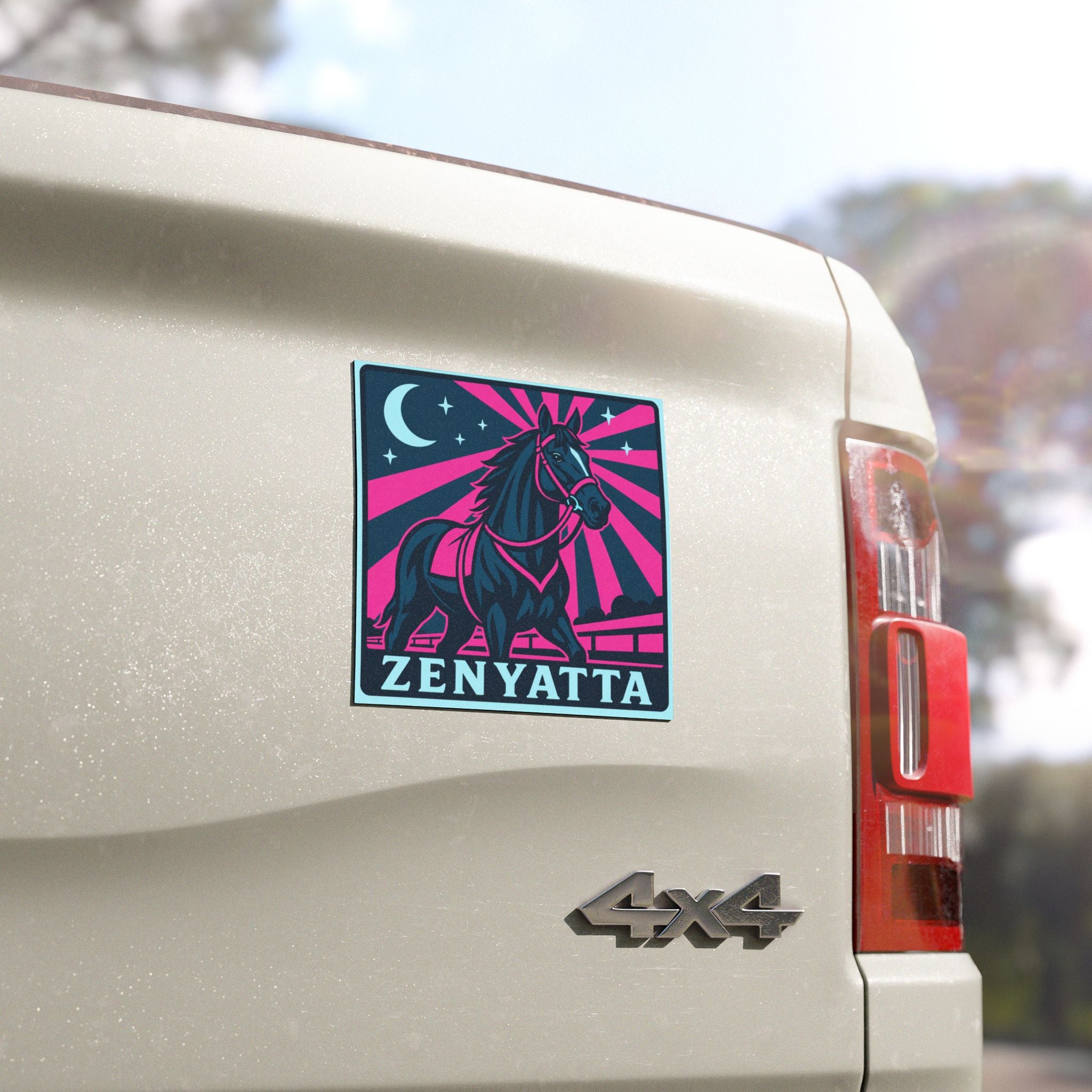 Zenyatta Vaporwave Car Magnet
