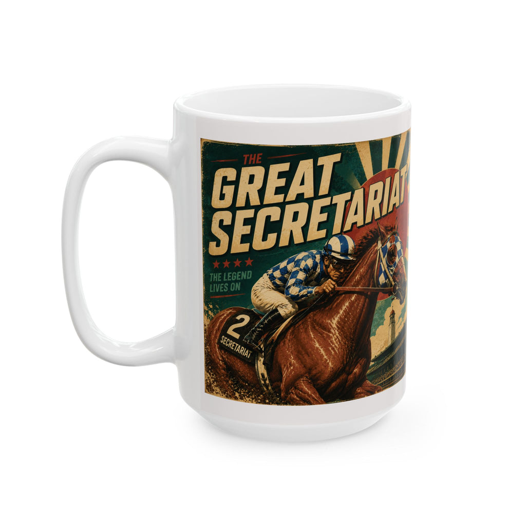 The Great Secretariat Ceramic Mug- The Legend Lives On (15oz)