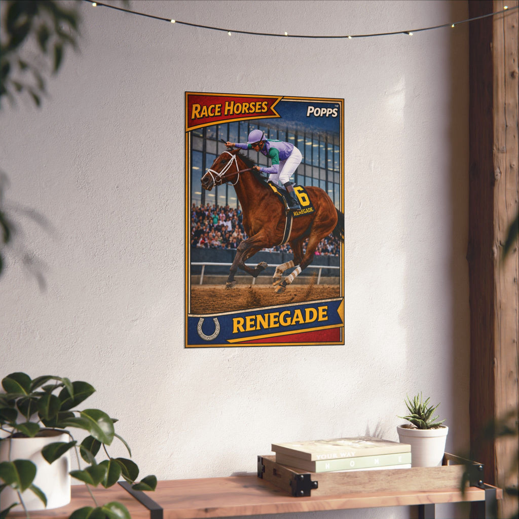Renegade Vintage Racing Card Poster- Matte Vertical Poster