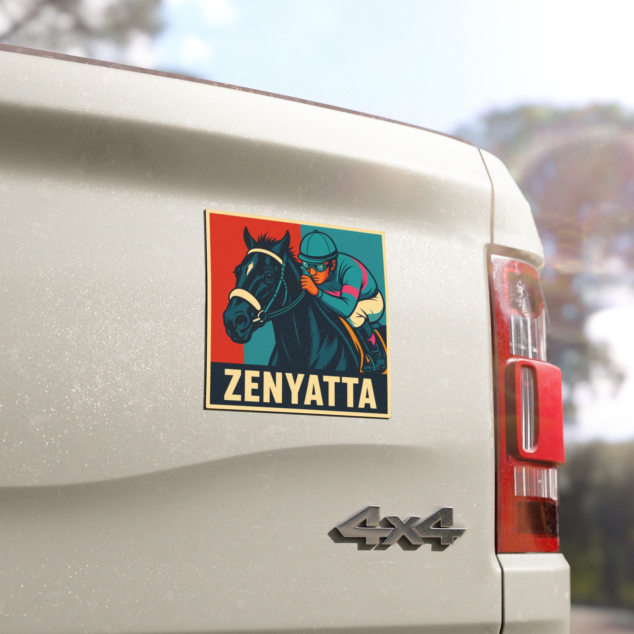 Zenyatta Neo Retro Comic Car Magnet