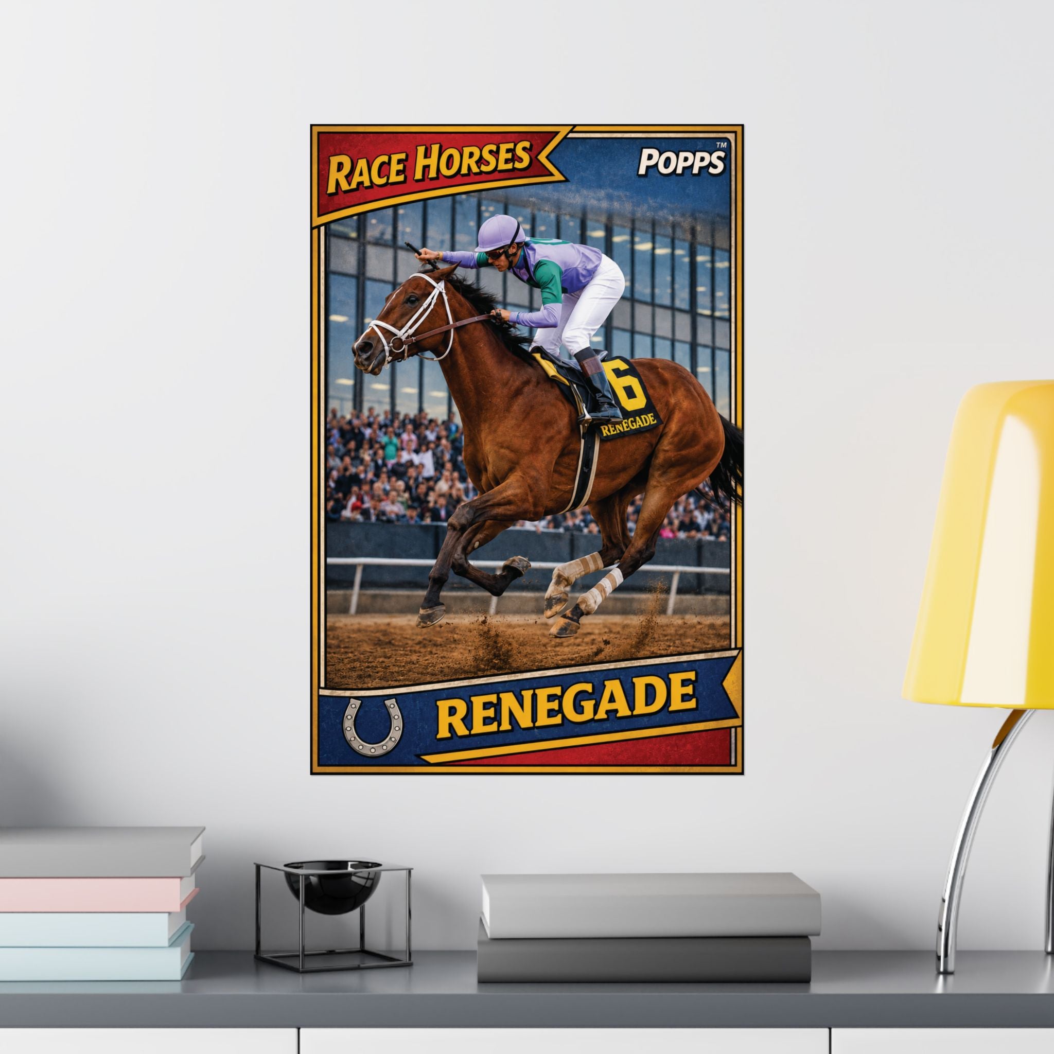 Renegade Vintage Racing Card Poster- Matte Vertical Poster