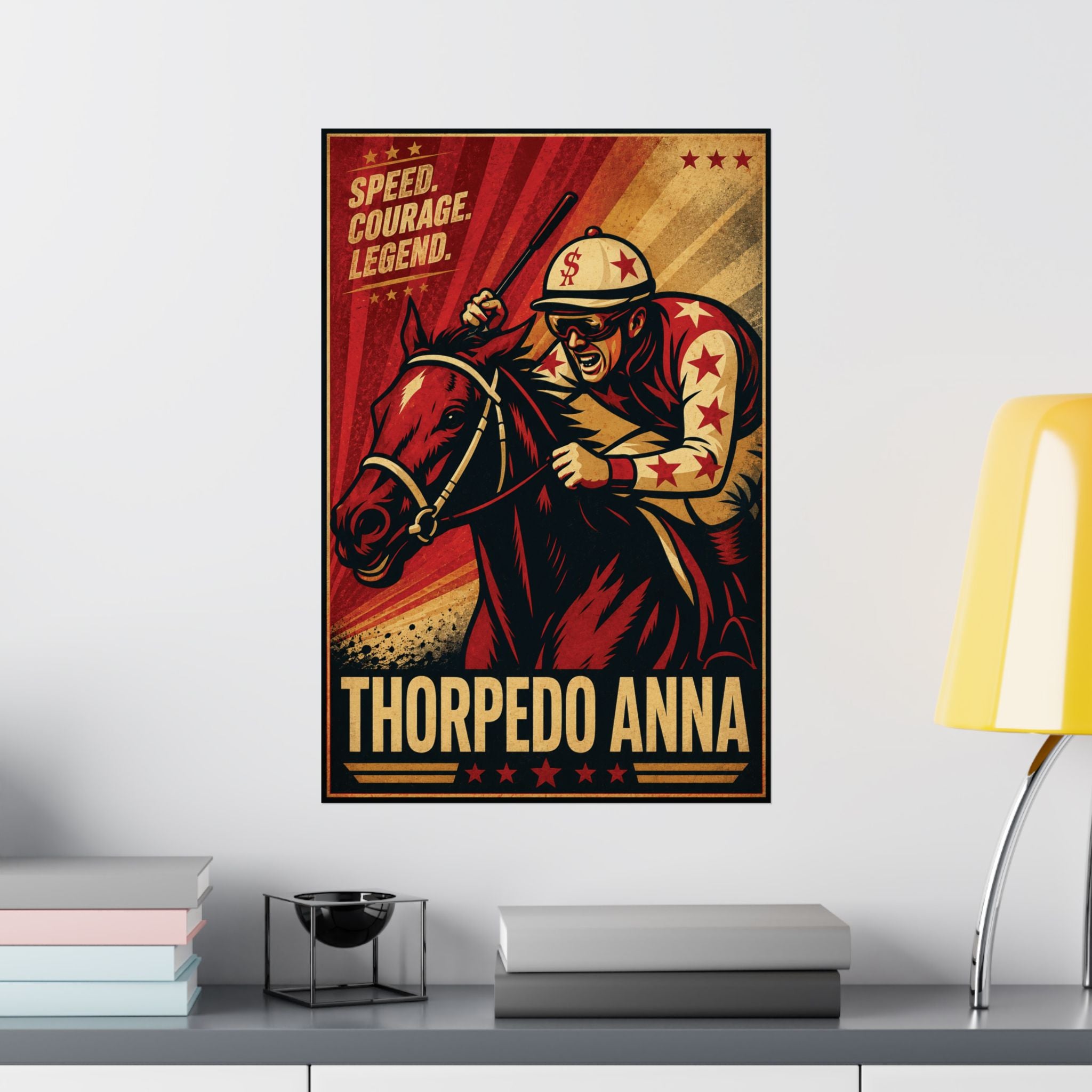 Thorpedo Anna Vintage Racing Poster- Matte Vertical Poster