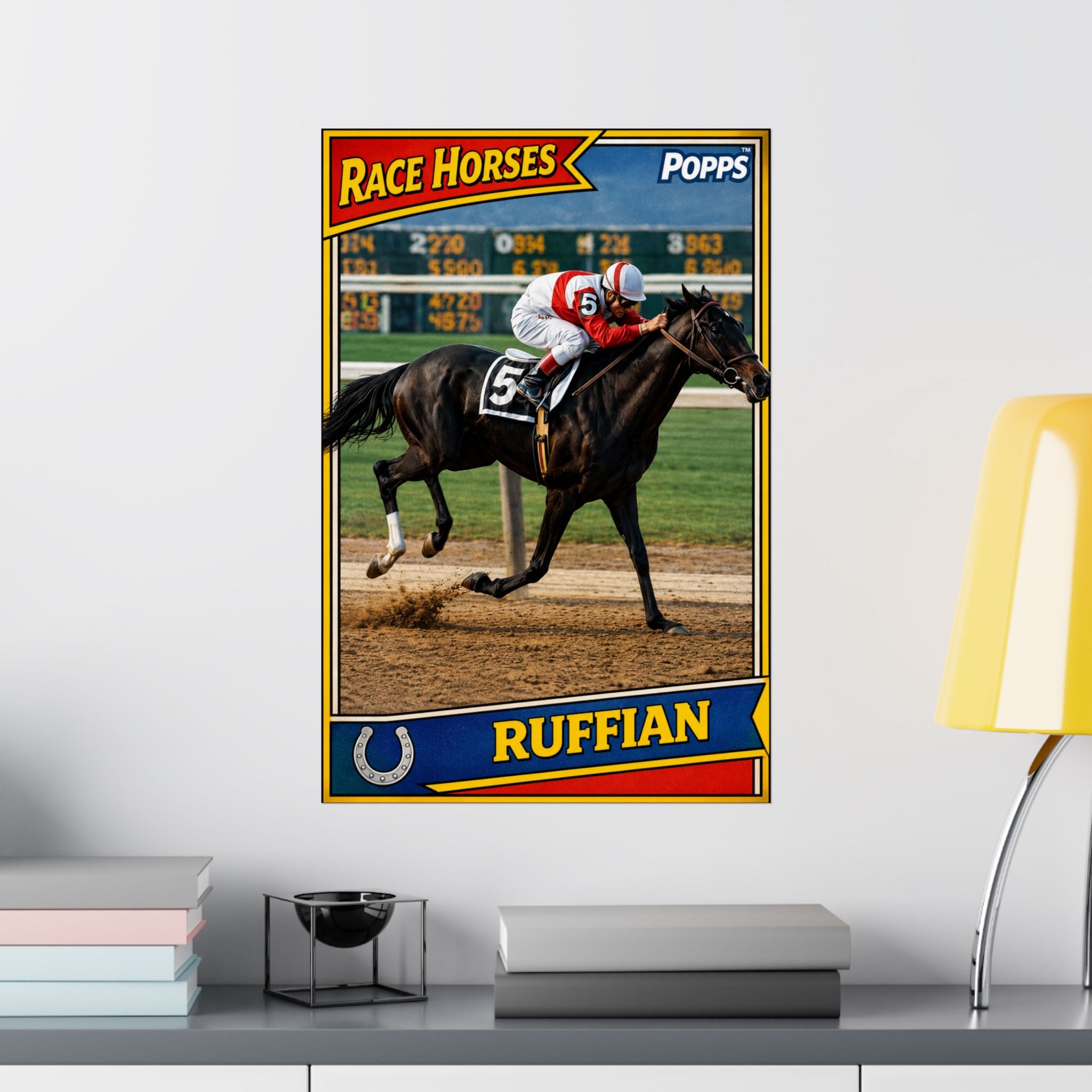 Ruffian Vintage Racing Card Poster- Matte Vertical Poster