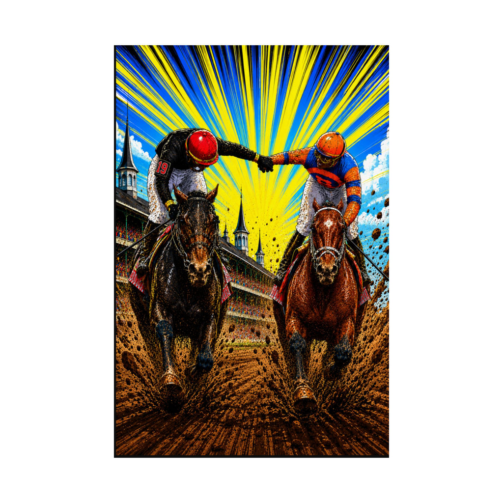 Ortiz Rules 2026 Kentucky Derby Stretch Matte Poster