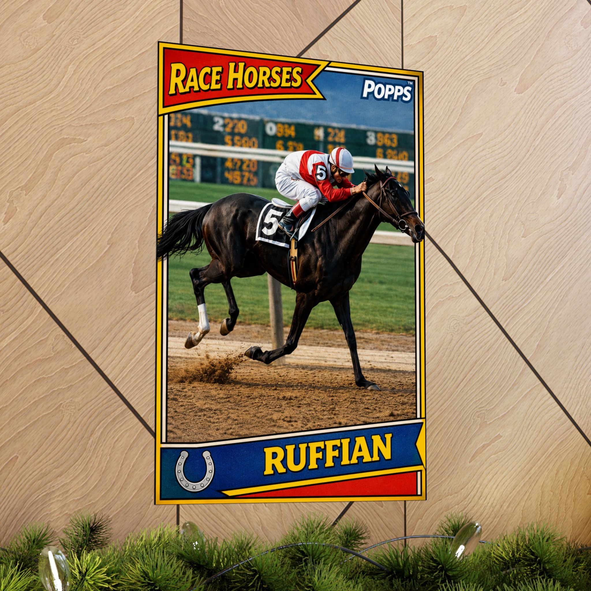 Ruffian Vintage Racing Card Poster- Matte Vertical Poster