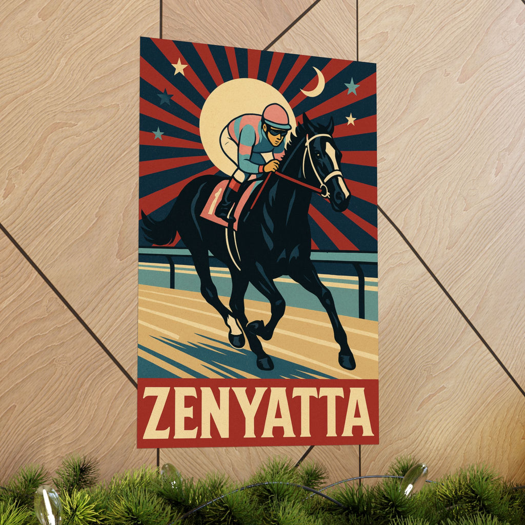 Zenyatta Retro Hero Poster- Matte Vertical Poster