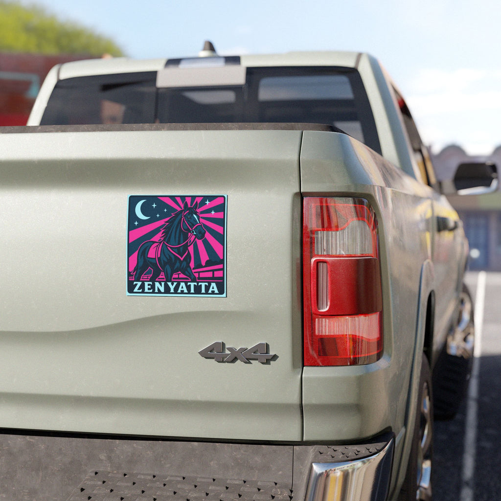 Zenyatta Vaporwave Car Magnet