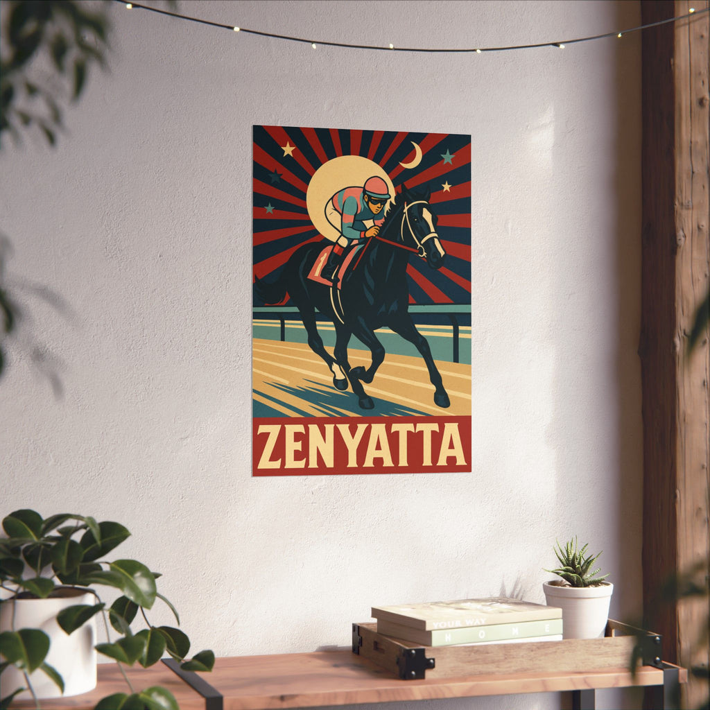 Zenyatta Retro Hero Poster- Matte Vertical Poster