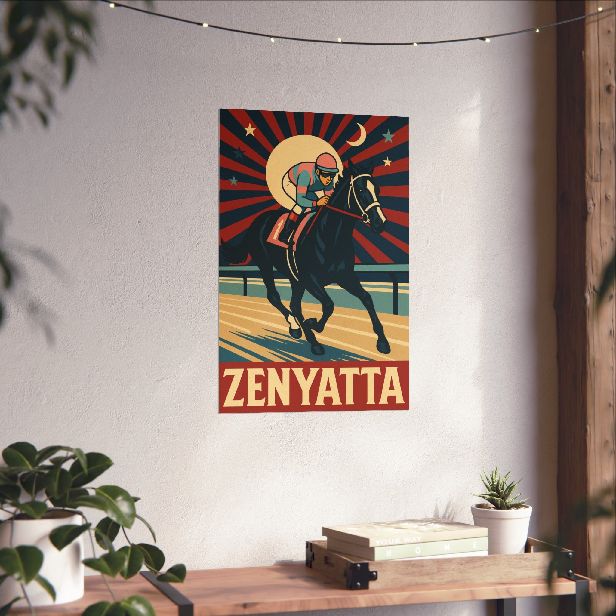 Zenyatta Retro Hero Poster- Matte Vertical Poster