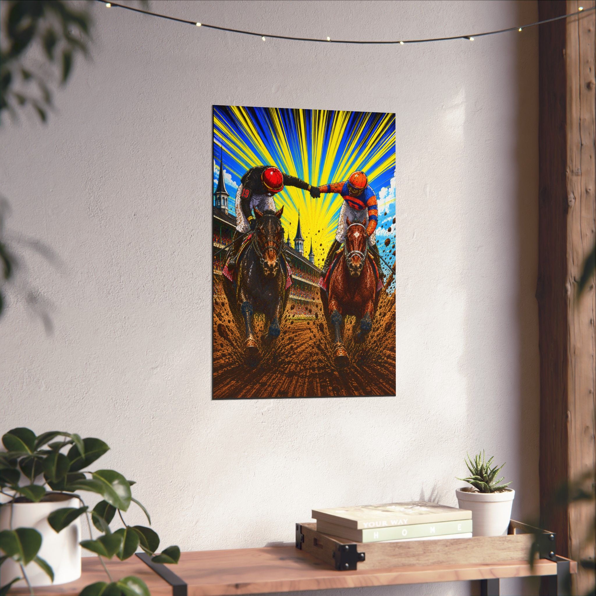 Ortiz Rules 2026 Kentucky Derby Stretch Matte Poster