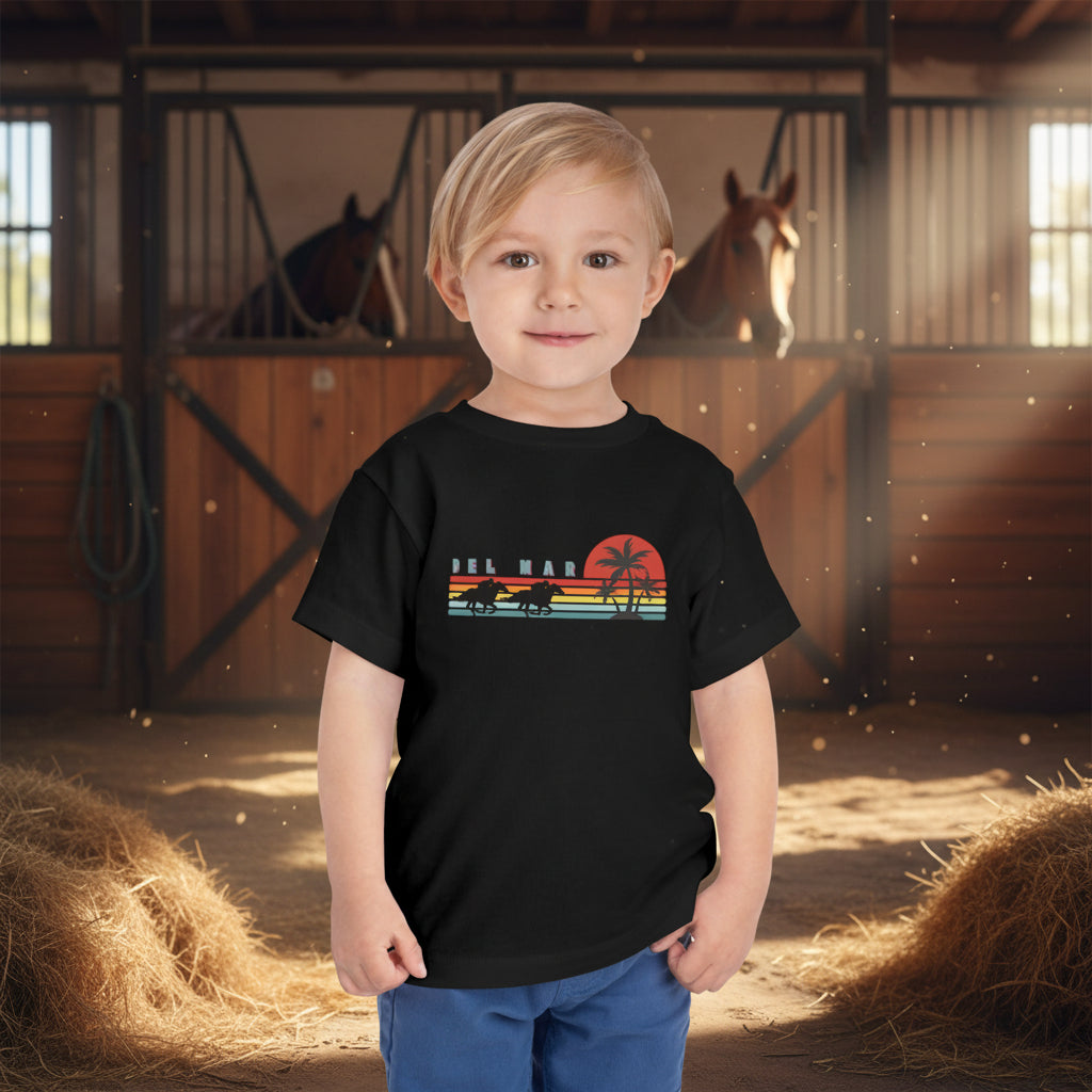 Del Mar Sunset Palms Kids Tee