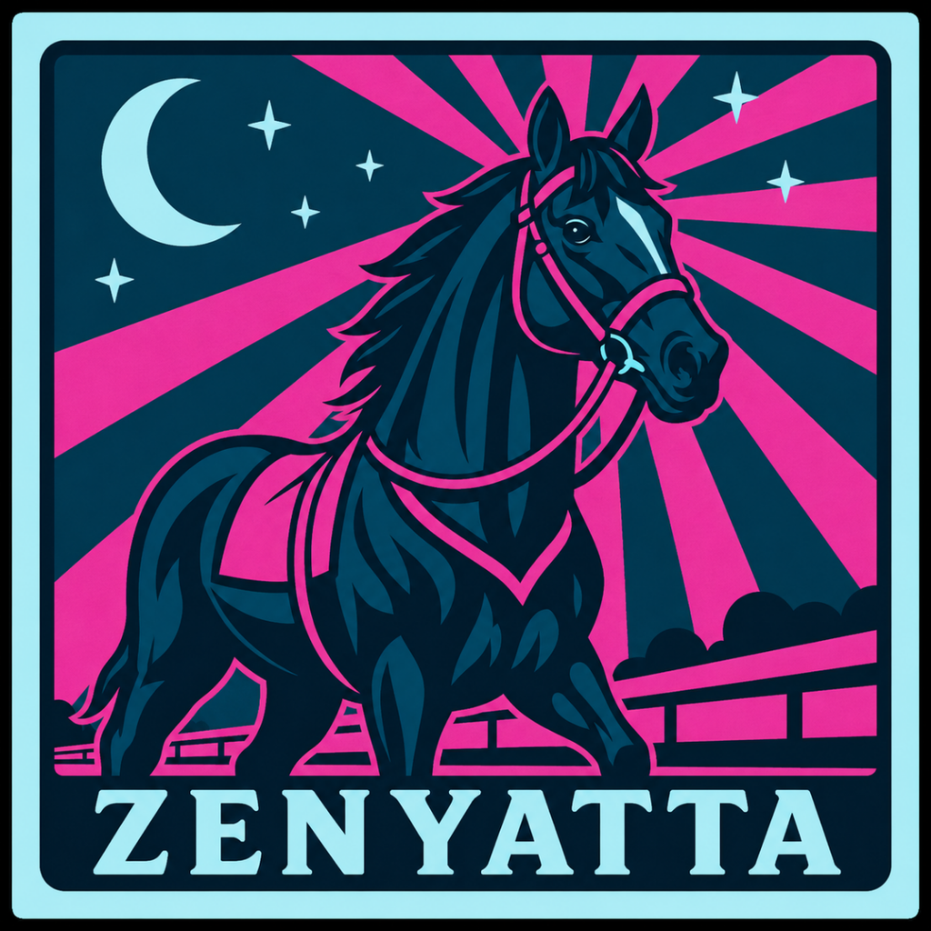 Zenyatta Vaporwave Car Magnet