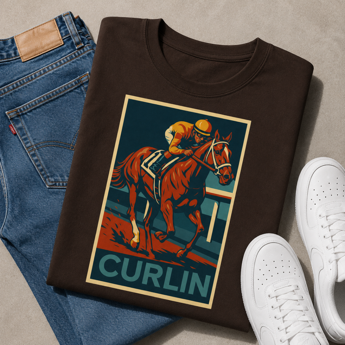 Curlin Racehorse Tribute Tee