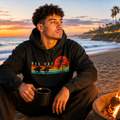 Del Mar Sunset Palms Hoodie