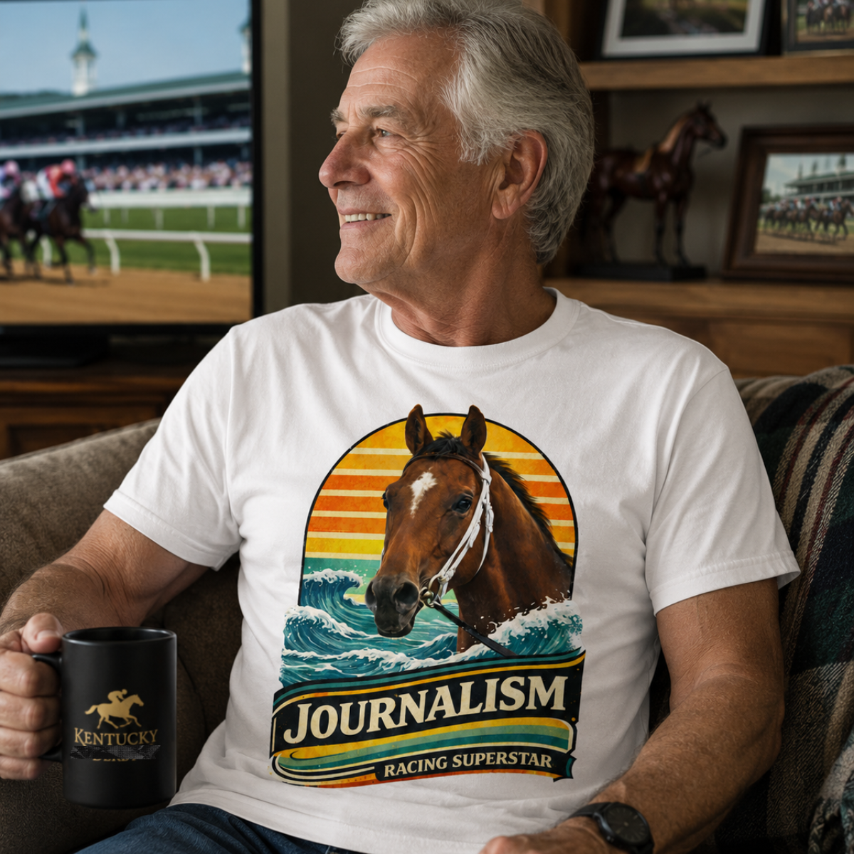 Journalism Racing Superstar Tee