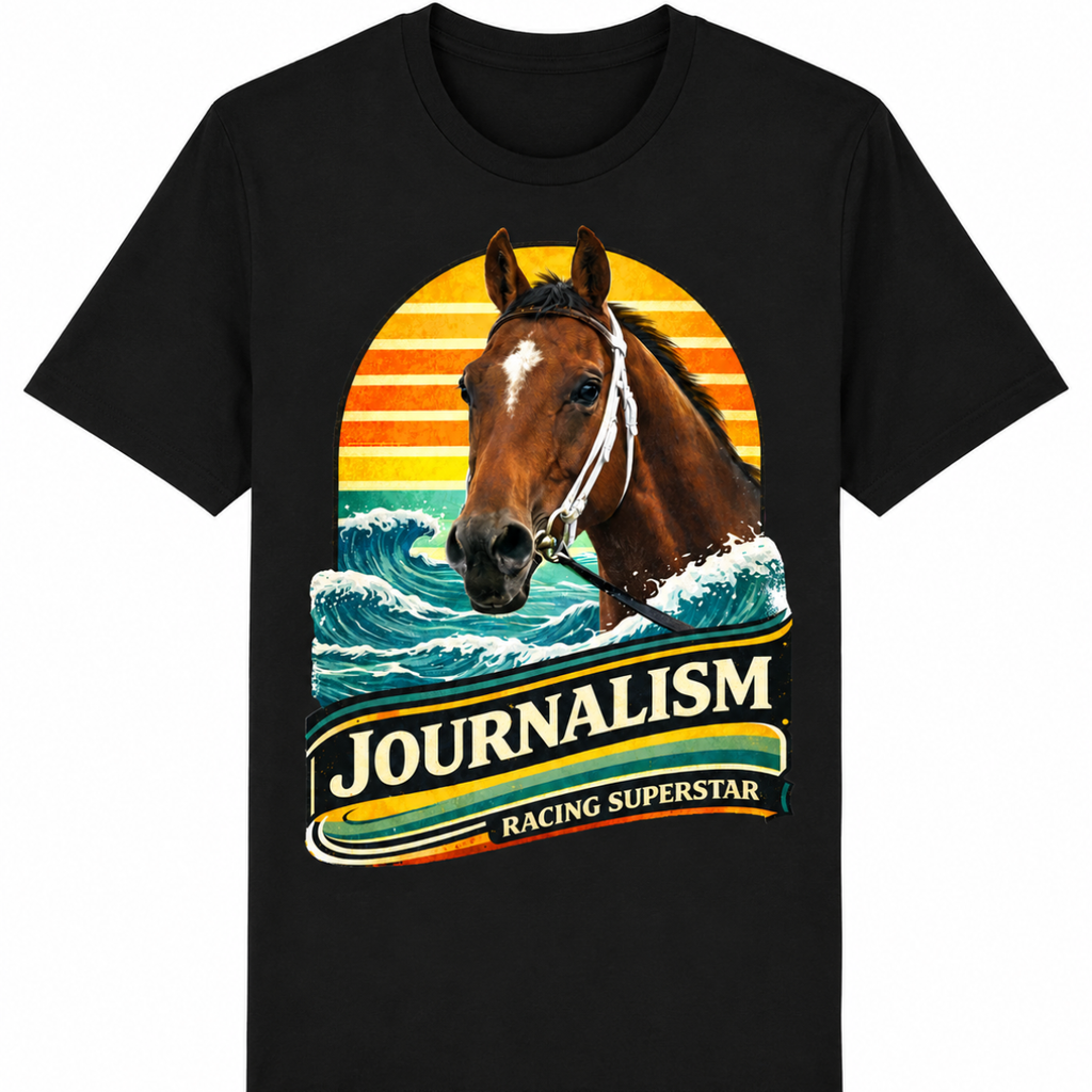 Journalism Racing Superstar Tee