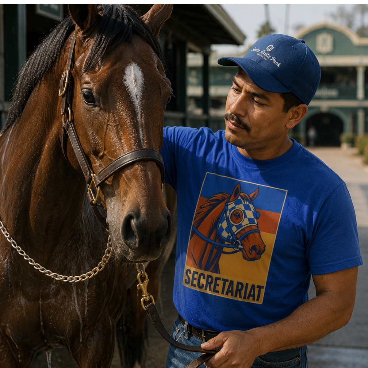 Secretariat Trackside Luxe Tee