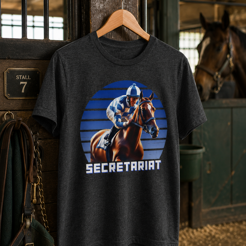 Secretariat Blue Sunset Tee