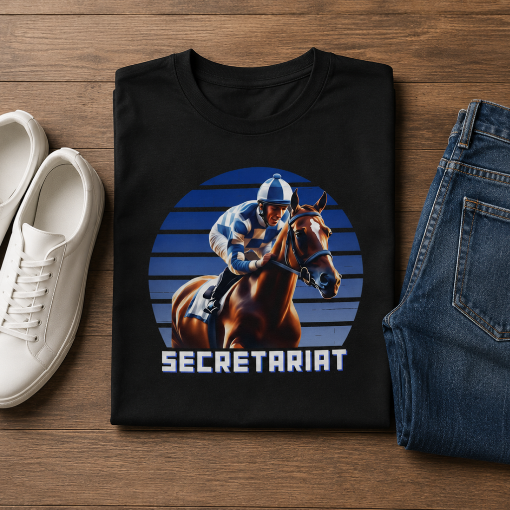 Secretariat Blue Sunset Tee