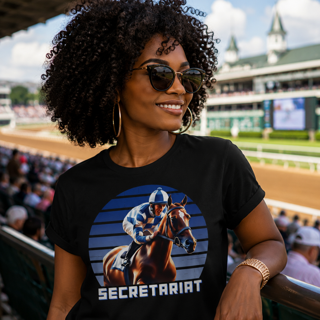 Secretariat Blue Sunset Tee