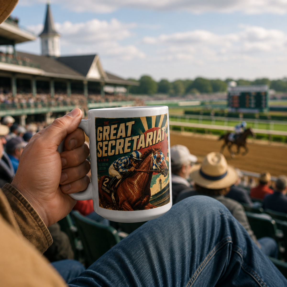 The Great Secretariat Ceramic Mug- The Legend Lives On (15oz)