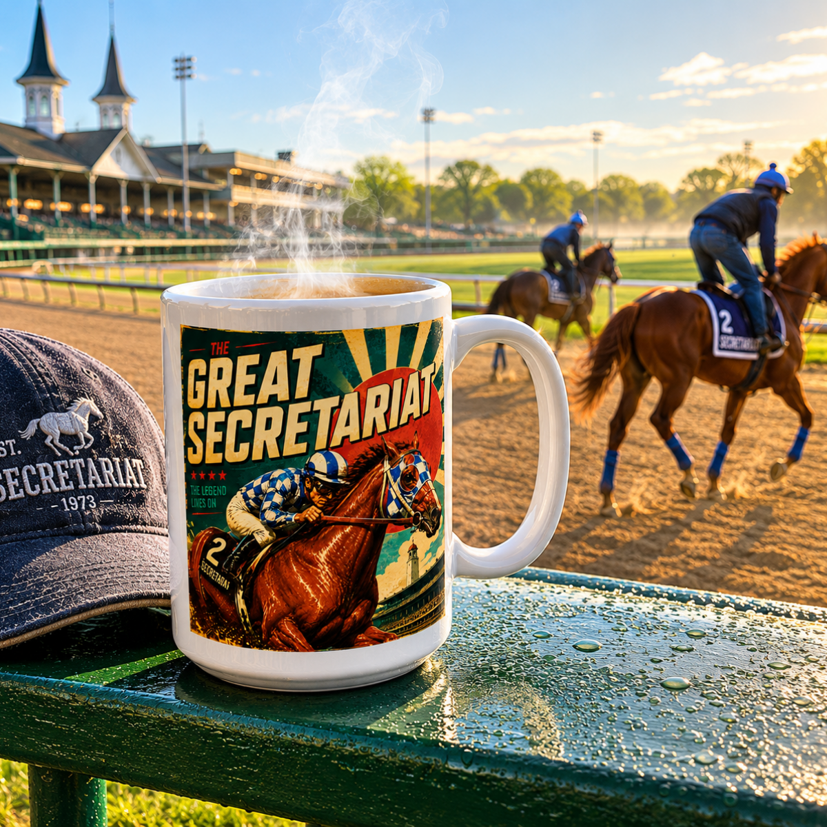 The Great Secretariat Ceramic Mug- The Legend Lives On (15oz)