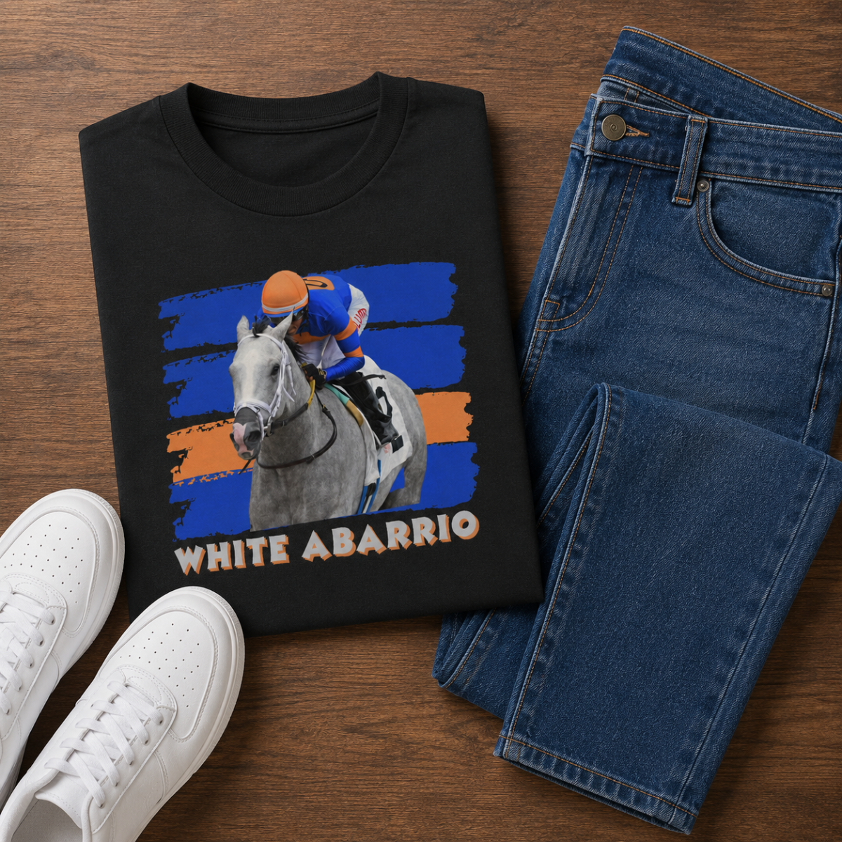 White Abarrio Original Champion Tee