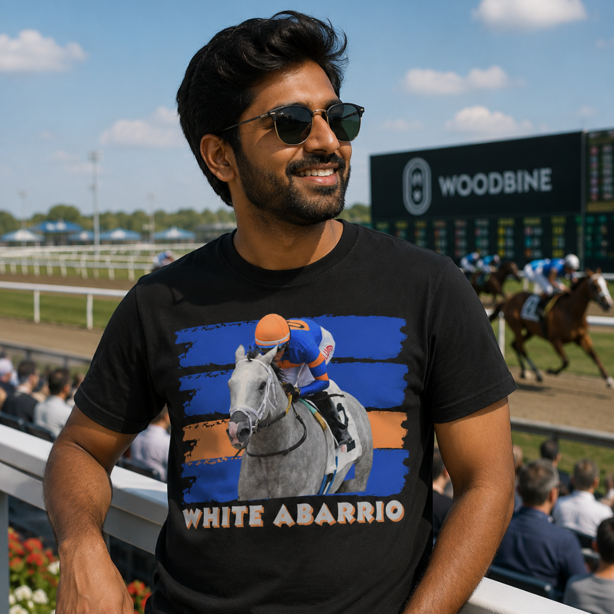 White Abarrio Original Champion Tee