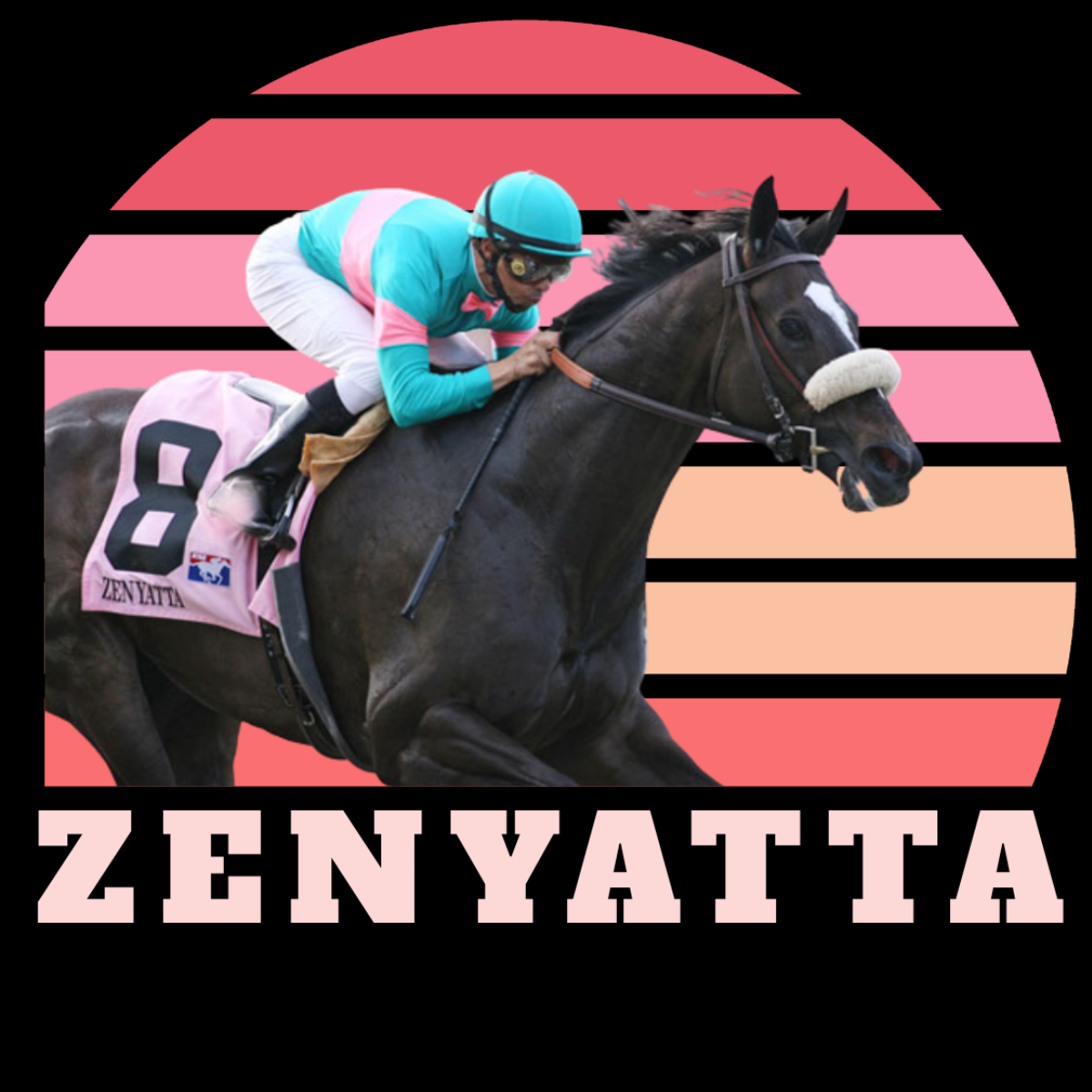 Zenyatta Pink Sunset Tee